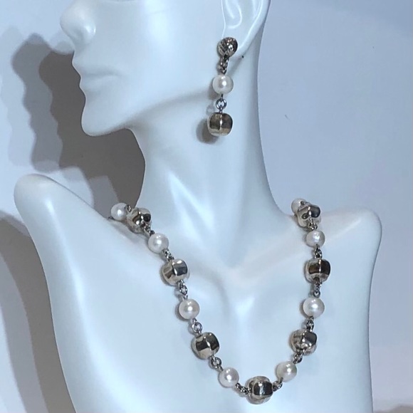 Ilaria Peru 925 Silver Set of Necklace & Earrings - Picture 2 of 11